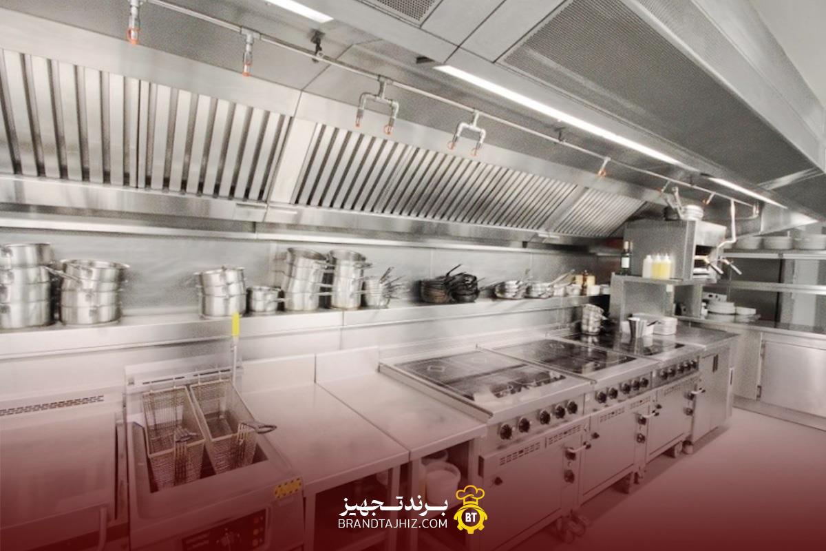 طراحی آشپزخانه صنعتی رستوران