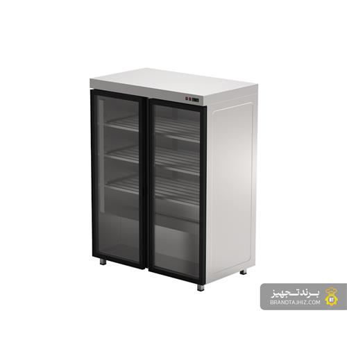 یخچال بالای صفر 150 دو درب شیشه‌ای