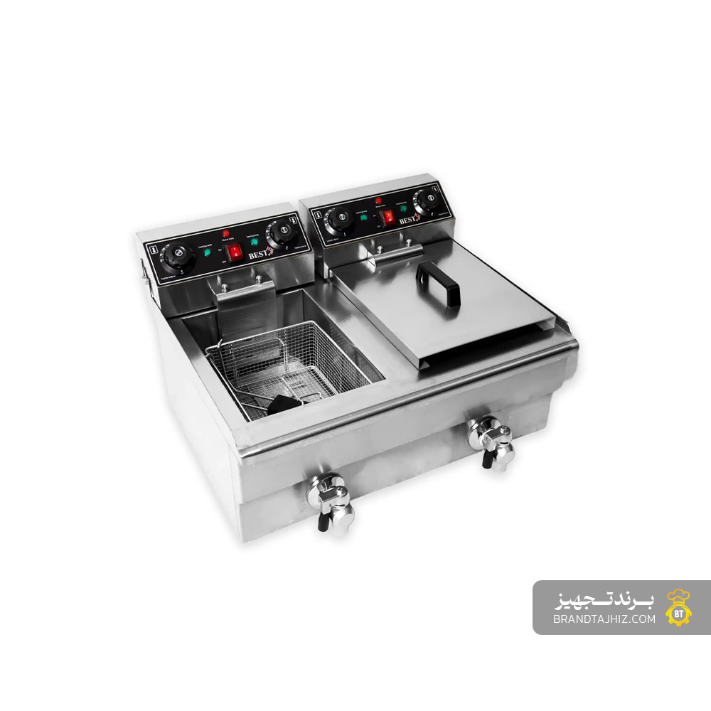 سرخ کن دو لگن ۲۰ لیتری بست (BEST) - مدل EF-102V