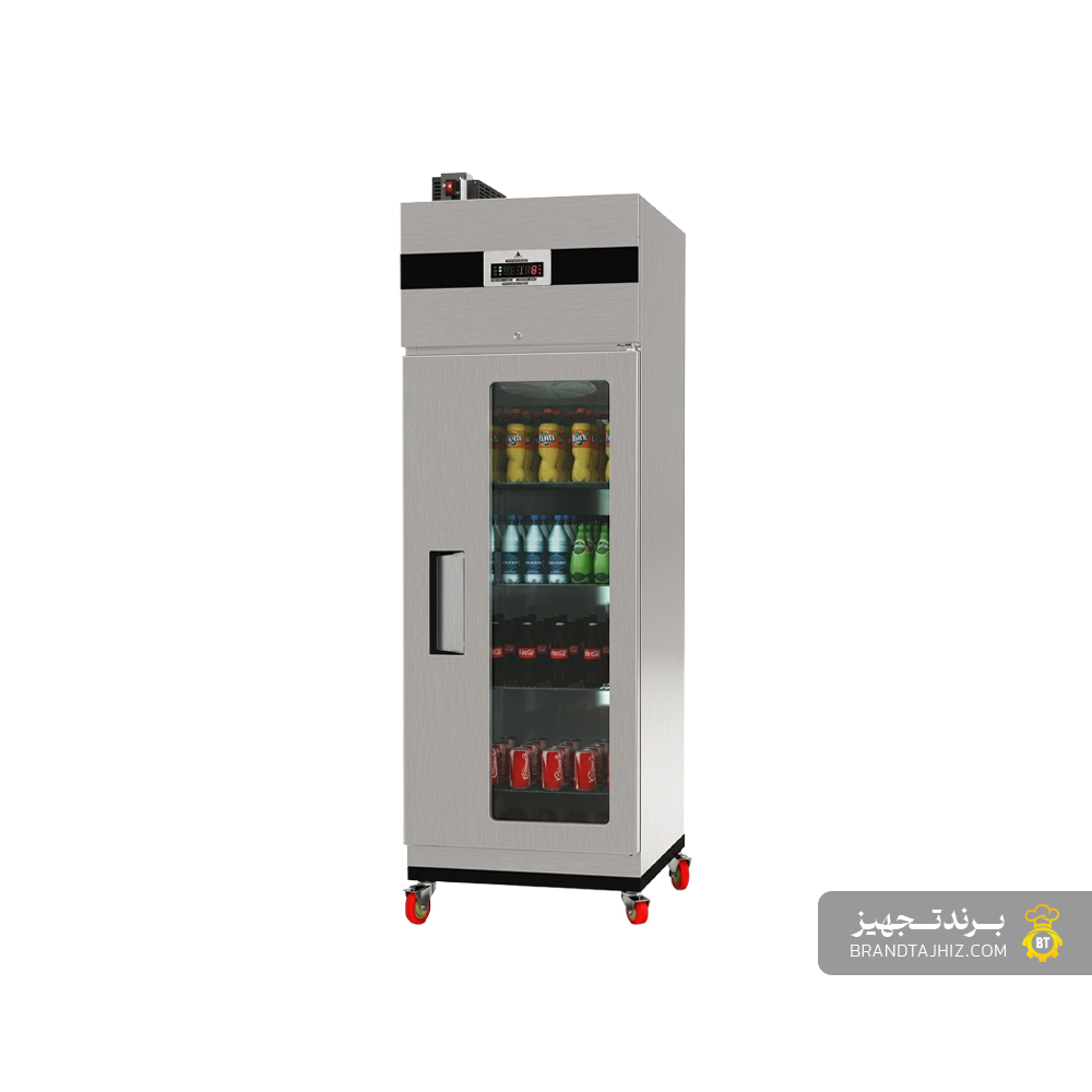 یخچال ایستاده تک درب استیل BT - مدل YE1