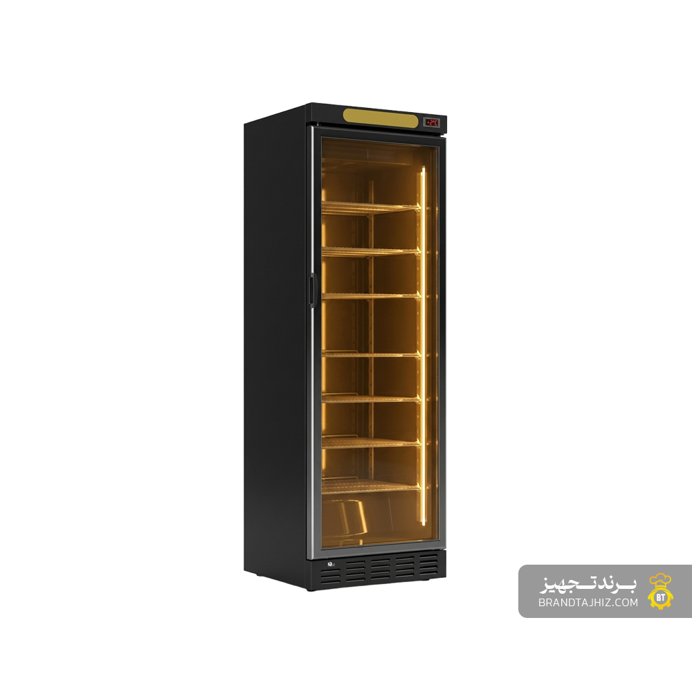 یخچال ایستاده ویترینی تک درب استیل BT - مدل YEN1