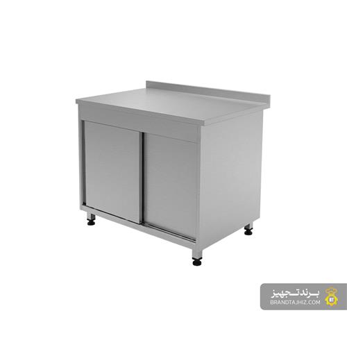 کابینت زمینی استیل BT - مدل KZ2