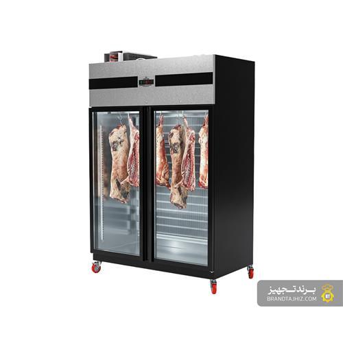 یخچال ایستاده قصابی دو درب استیل BT - مدل YG2