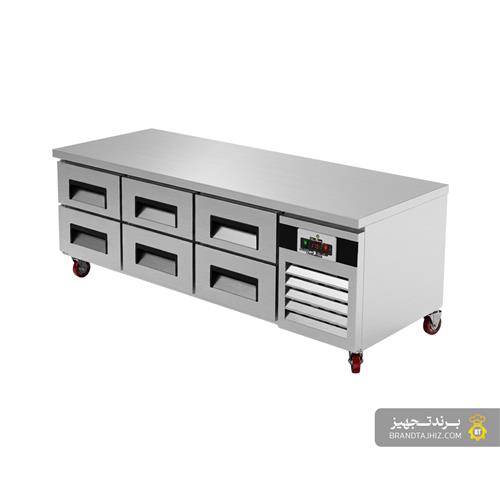 یخچال زیرگریل شش کشو BT - مدل ZR6