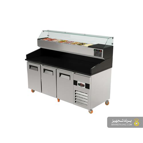 میزکار یخچال‌دار رویه سنگی BT - مدل TS3