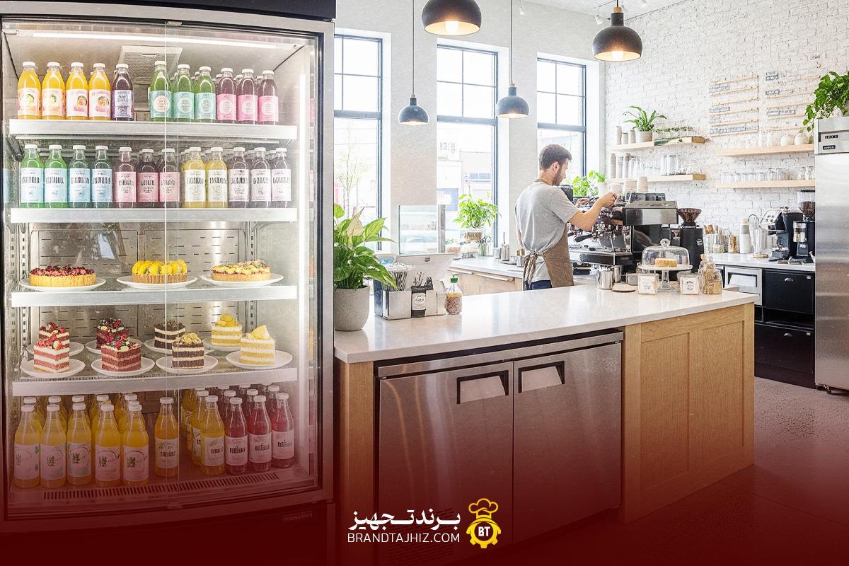 یخچال ویترینی مناسب برای کافی‌شاپ