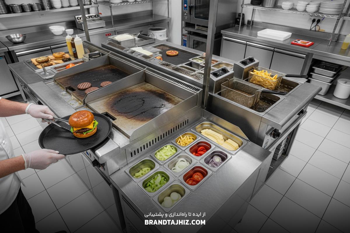 تجهیزات و لوازم فست فود